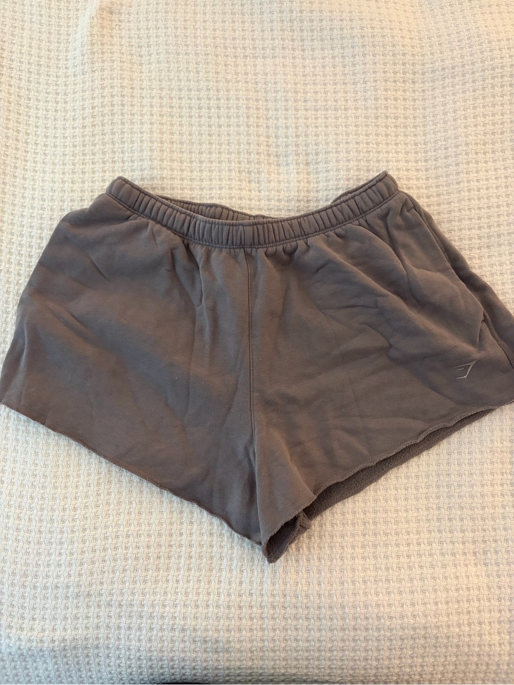 Gymshark Women's Gray Athletic Lounge Shorts- Fleece